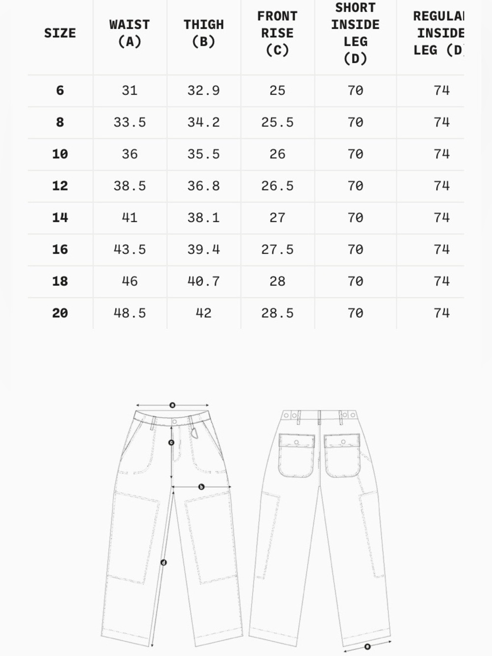 SURPLUS HIGH WAISTED PANTS - KHAKI - Picture 8 of 9